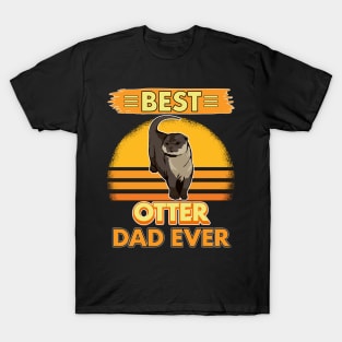 Sea Otter Best Otter Dad Ever T-Shirt